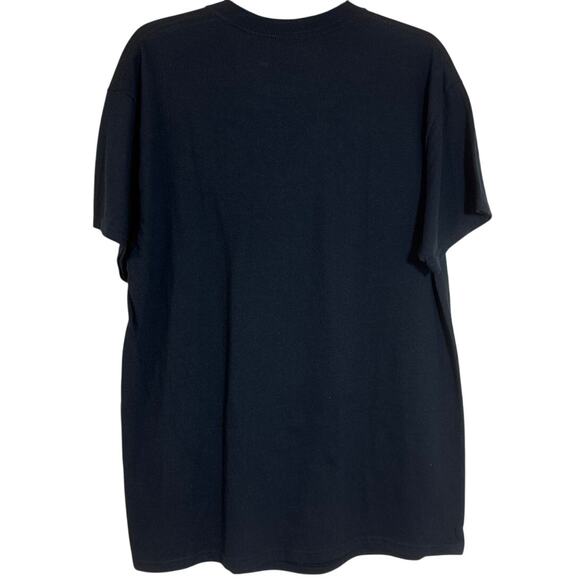 NWT Men's Large, Short Sleeve T-shirt, Zombie Apocalypse Black With Green R.I.P. - Picture 2 of 4